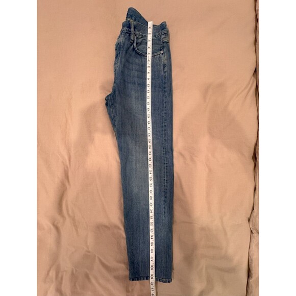 Mr P. Mens 32x32 Blue Button Fly Slim Fit Organic Selvage Denim Jeans Japan - Picture 9 of 10